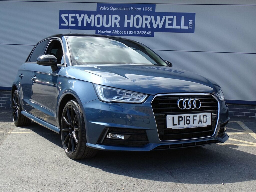 Audi A1 1.4 Tfsi S Line Sportback S Tronic Euro 6 Ss LP16FAO Blue