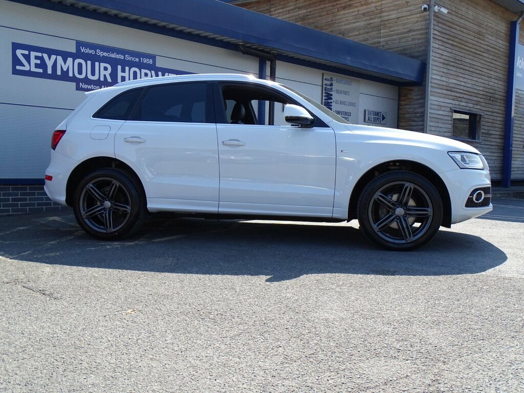 Audi Q5 2.0 Tdi S Line Plus S Tronic Quattro Euro 6 Ss White #4