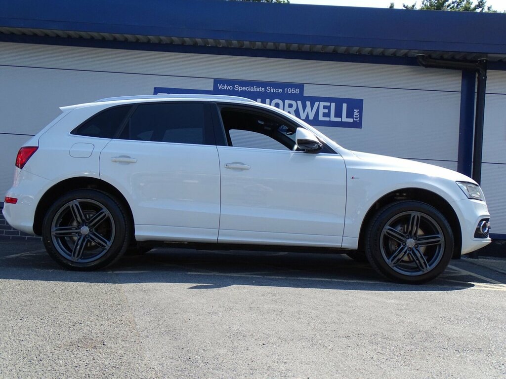 Audi Q5 2.0 Tdi S Line Plus S Tronic Quattro Euro 6 Ss White #5