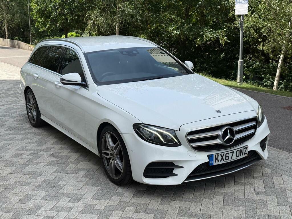 Mercedes-Benz E Class 2.0 E220d Amg Line G-tronic Euro 6 S S White #5