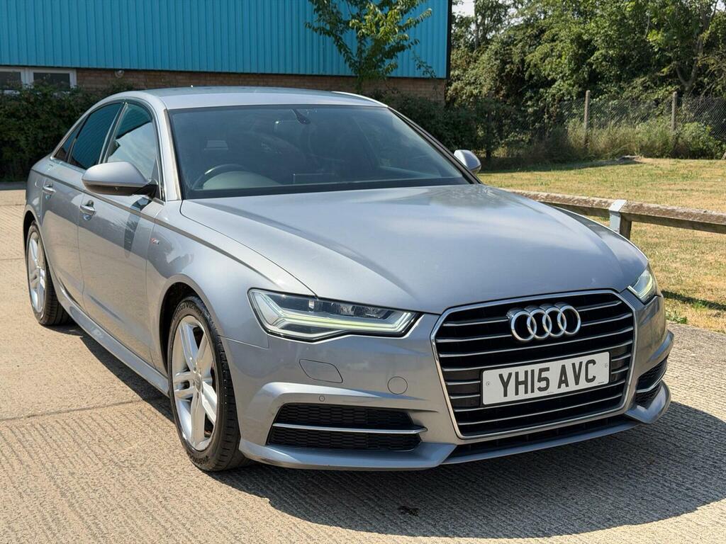 Audi A6 Saloon Saloon 2.0 Tdi Ultra S Line S Tronic Euro 6 Ss YH15AVC Grey #6