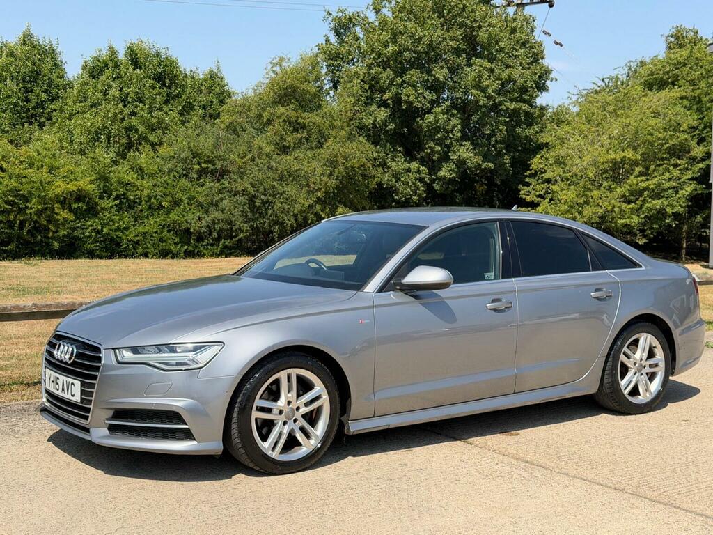 Audi A6 Saloon Saloon 2.0 Tdi Ultra S Line S Tronic Euro 6 Ss YH15AVC Grey #3