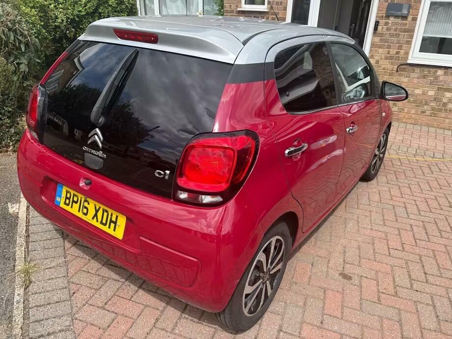 Citroen C1 1.2 Puretech Flair Euro 6 Red #2
