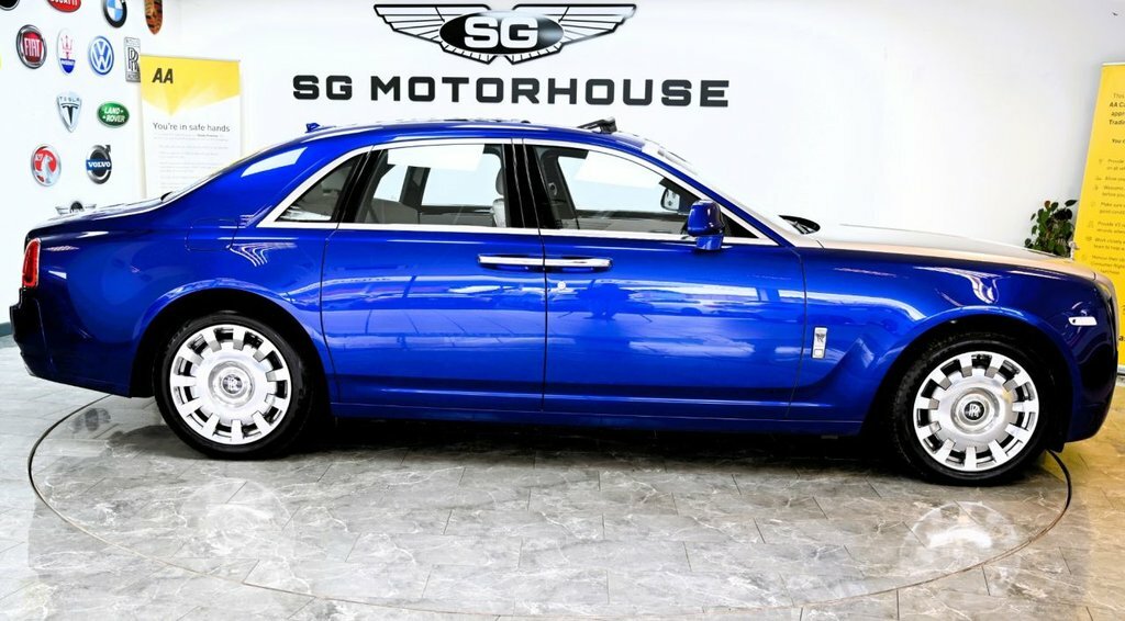 Rolls-Royce Ghost Saloon HY14RCX Blue #4