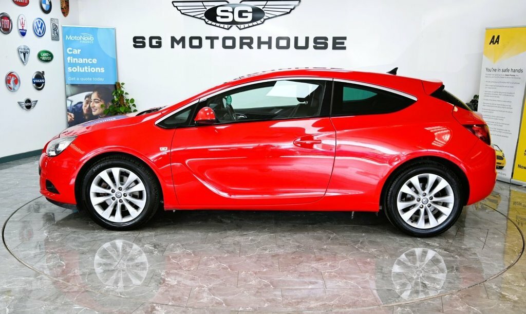 Vauxhall Astra GTC 1.6T 16V Sri Coupe Euro 5 180 P Red #8