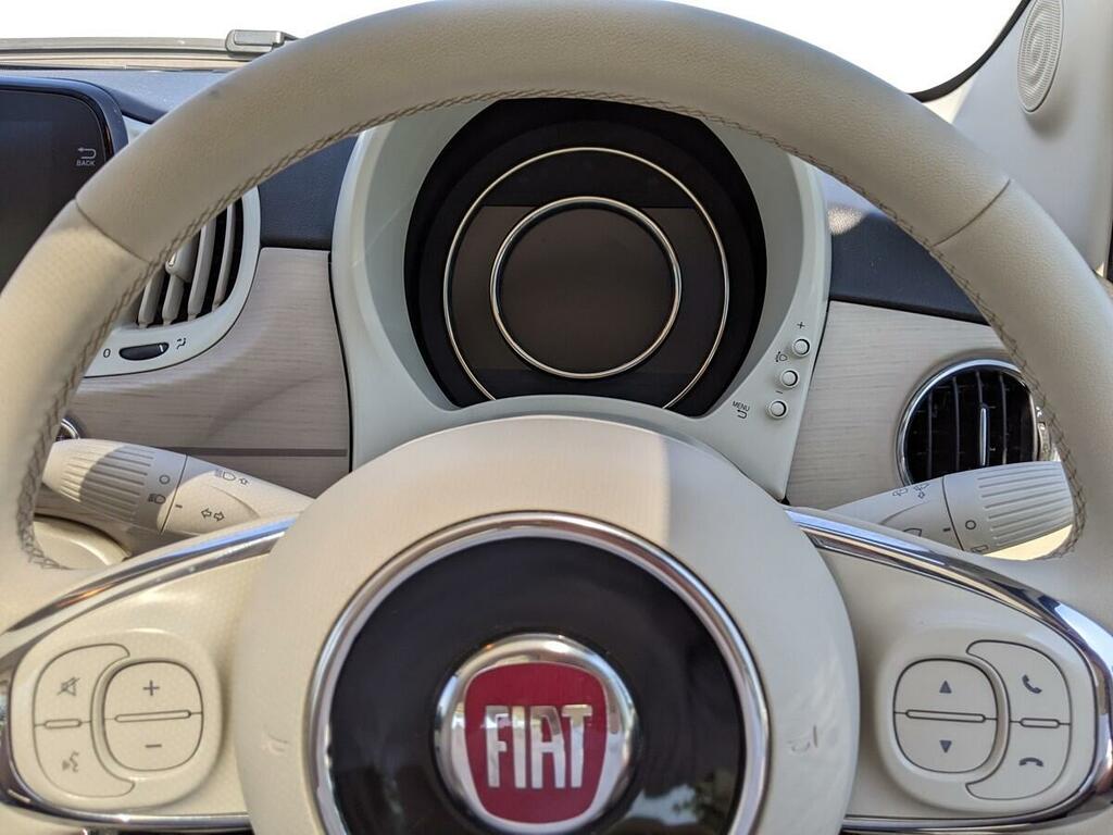 Fiat 500 Hatchback White #13