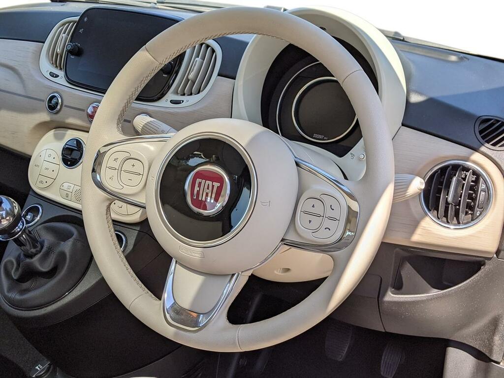 Fiat 500 Hatchback White #10