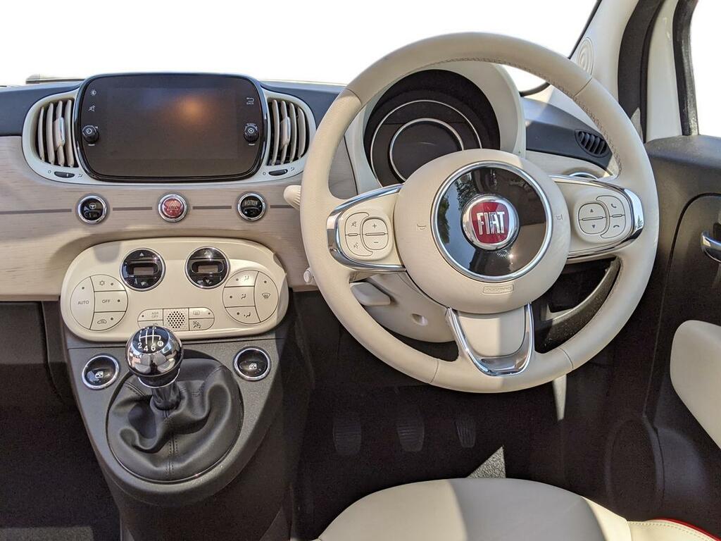 Fiat 500 Hatchback White #12