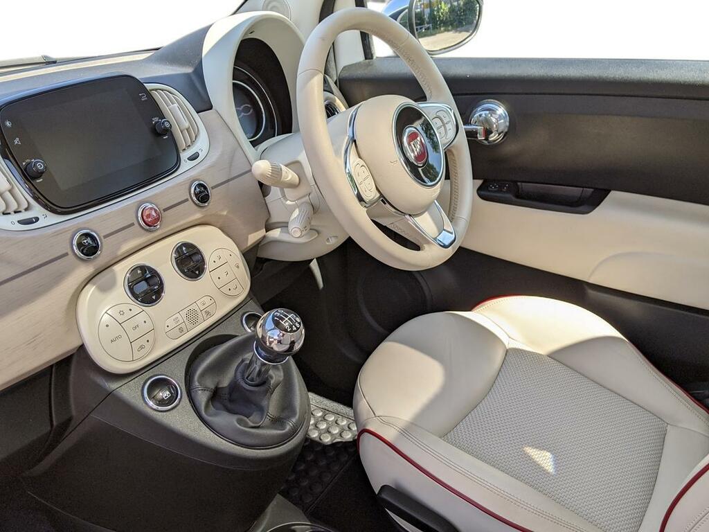 Fiat 500 Hatchback White #15