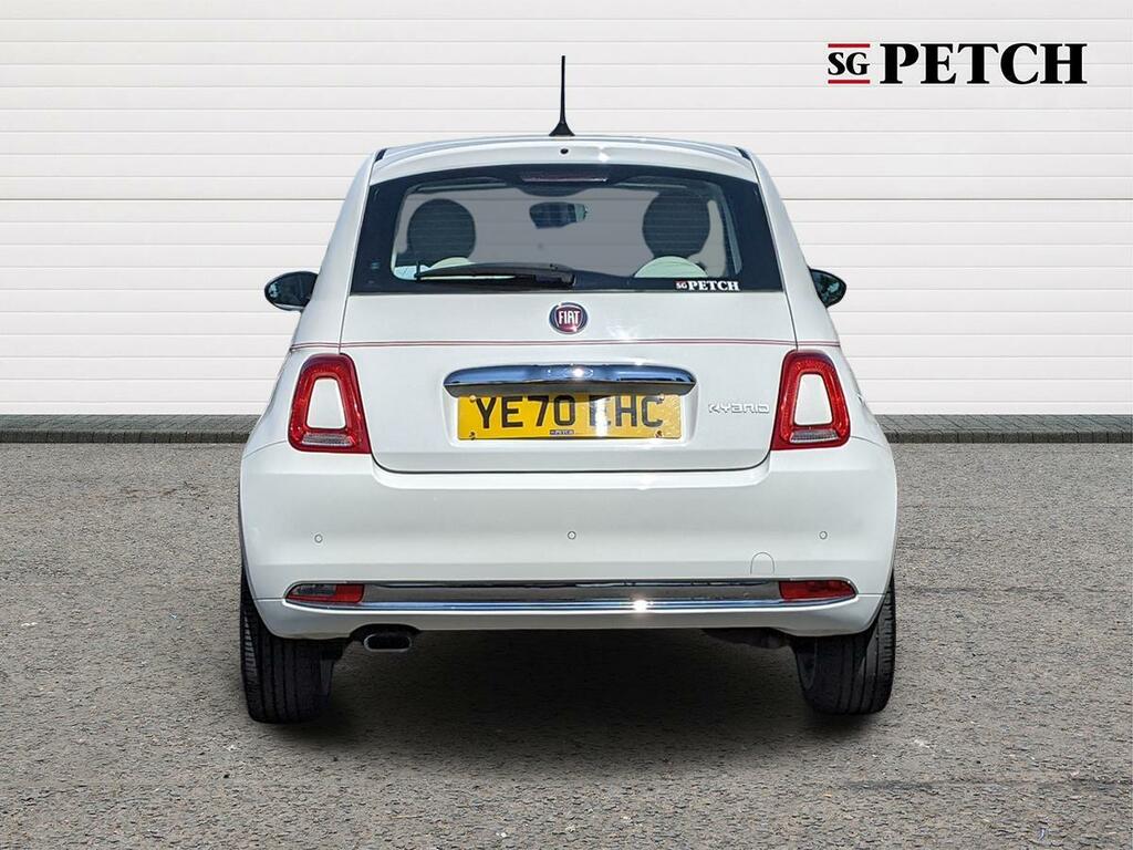Fiat 500 Hatchback White #4