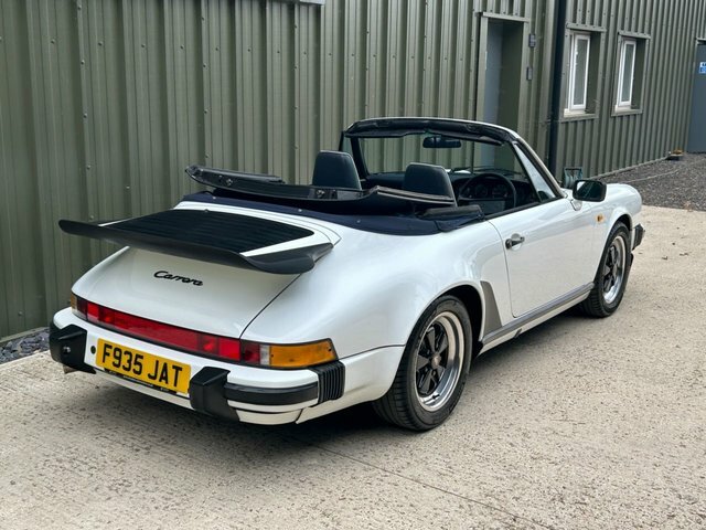 Porsche 911 3.2 Carrera Sport Cabriolet White #5