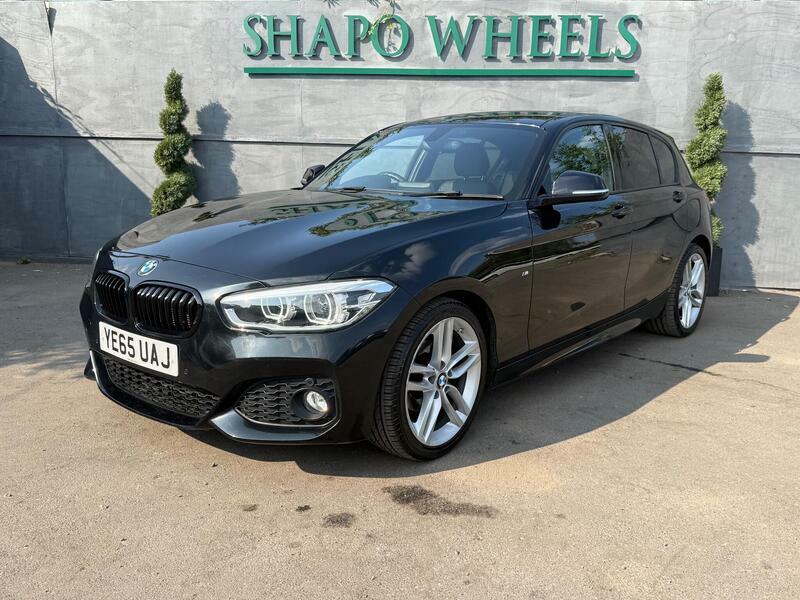 BMW 1 Series 2.0 118D M Sport Hatchback Euro 6 YE65UAJ Black #4