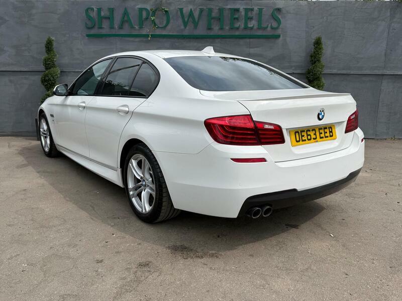 BMW 5 Series 2.0 520D M Sport Saloon Euro 6 S White #2