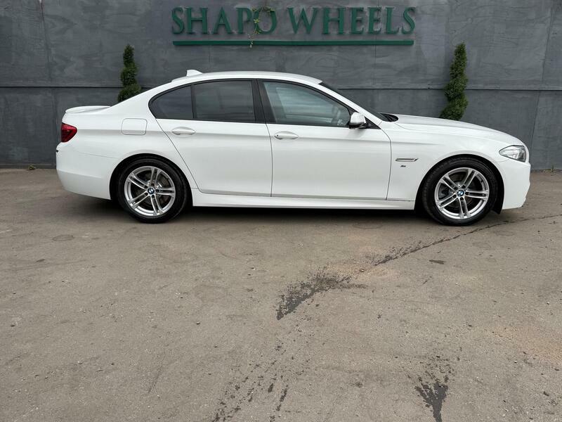 BMW 5 Series 2.0 520D M Sport Saloon Euro 6 S White #6