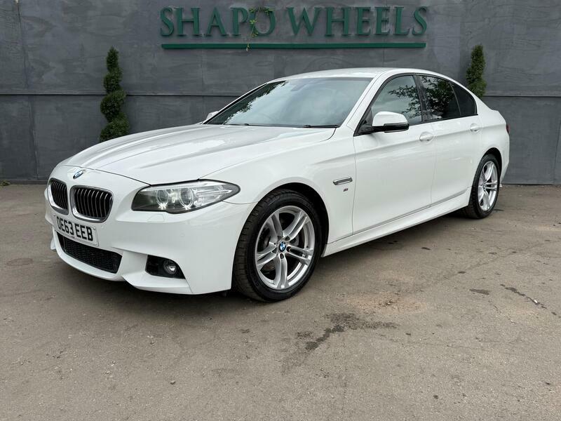 BMW 5 Series 2.0 520D M Sport Saloon Euro 6 S White #4