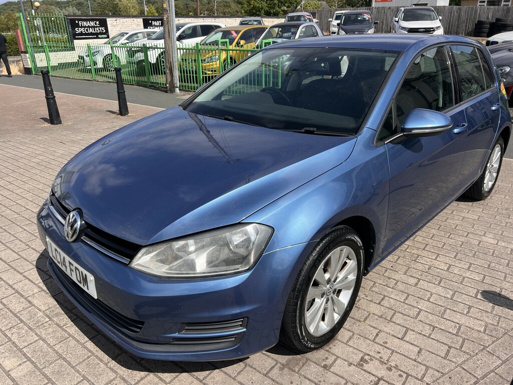 Volkswagen Golf Hatchback 1.6 Tdi Bluemotion Tech Se 2014 Blue #2