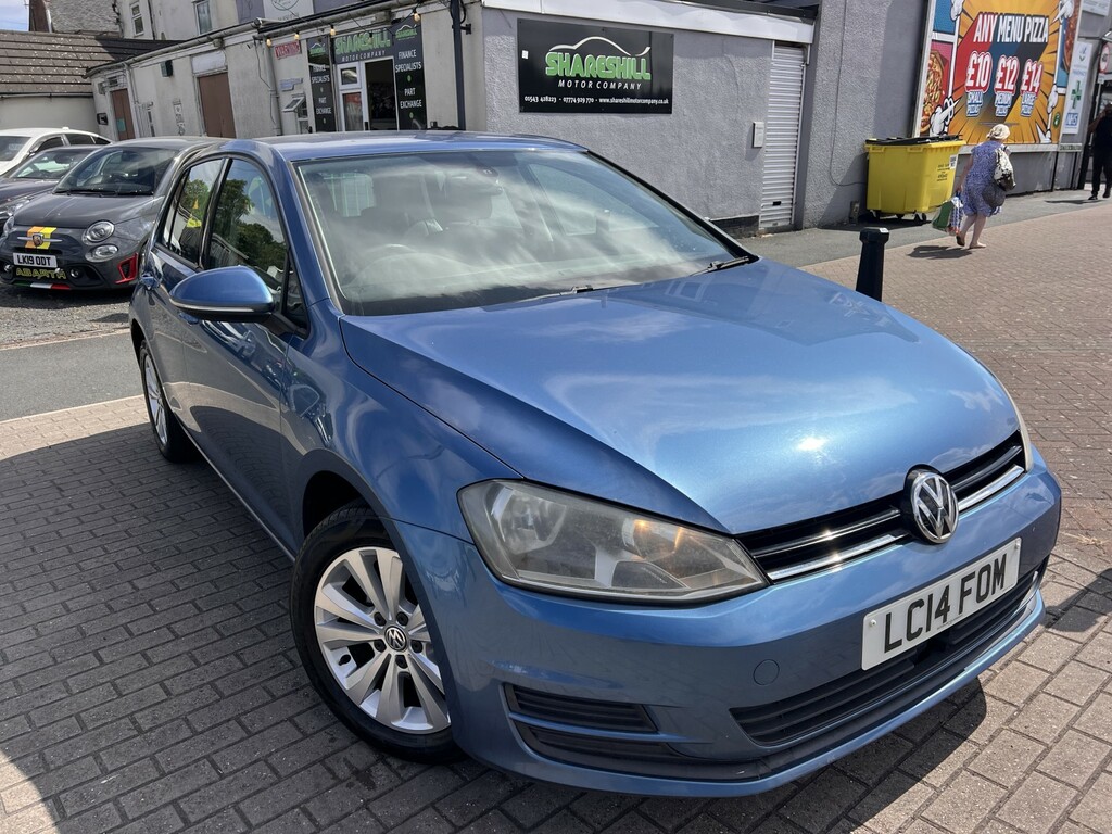 Volkswagen Golf Hatchback 1.6 Tdi Bluemotion Tech Se 2014 Blue
