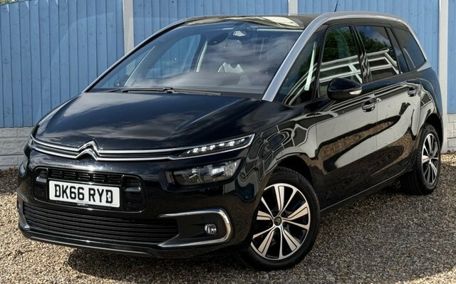 Citroen Grand C4 Picasso 2016 1.6 Bluehdi Flair Mpv Euro DK66RYD Black