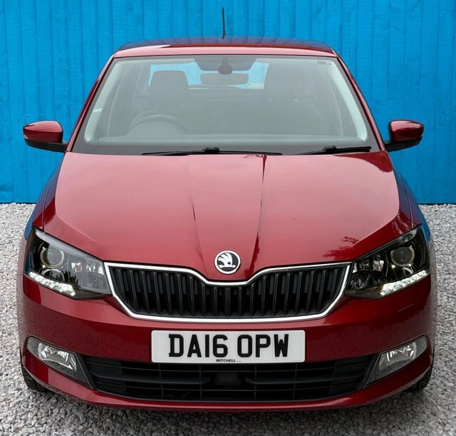 Skoda Fabia 2016 1.2 Tsi Se L Hatchback Dsg Euro 6 DA16OPW Red #2