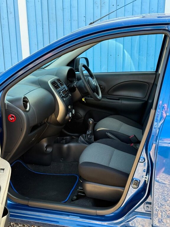 Nissan Micra 2017 1.2 Vibe Hatchback Euro 6 Blue #5