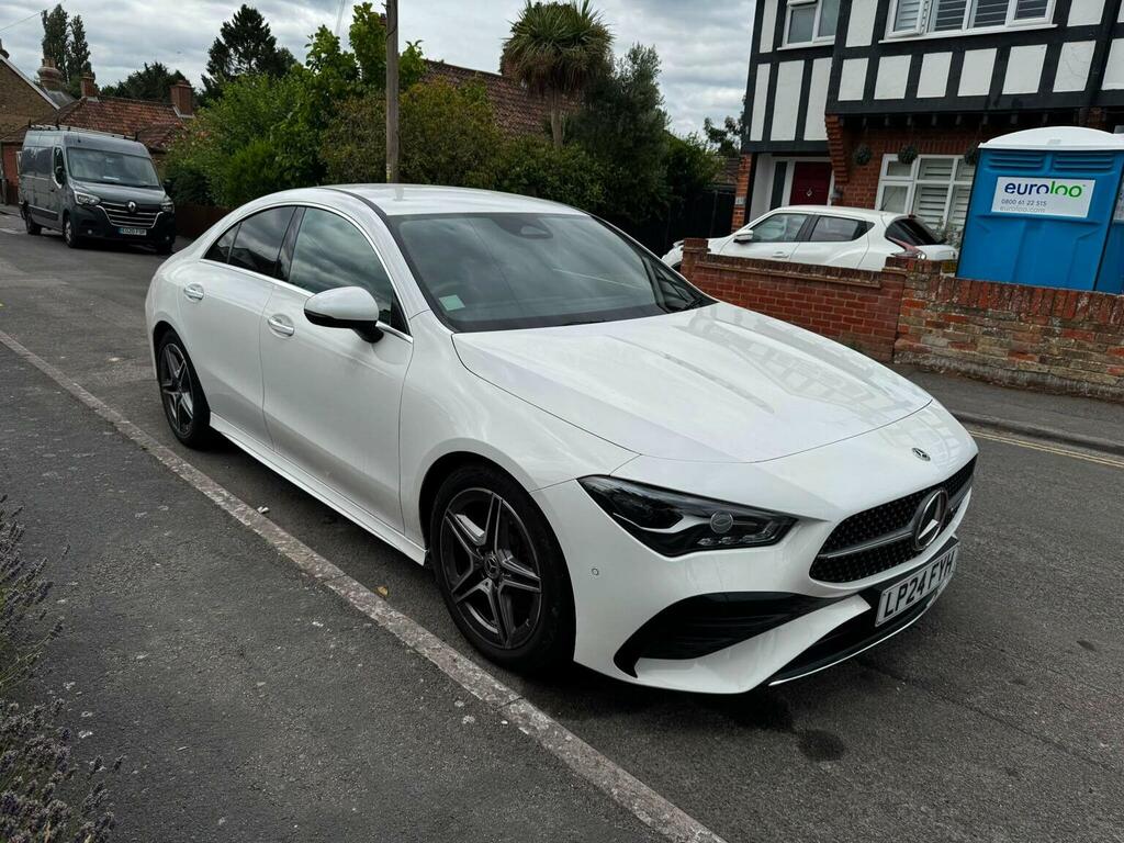 Mercedes-Benz CLA Class 1.3 Cla200h Mhev Amg Line Executive Coupe 7G-dct White