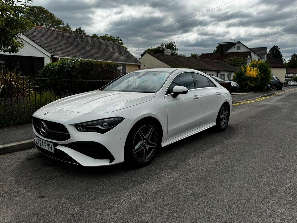 Mercedes-Benz CLA Class 1.3 Cla200h Mhev Amg Line Executive Coupe 7G-dct White #2