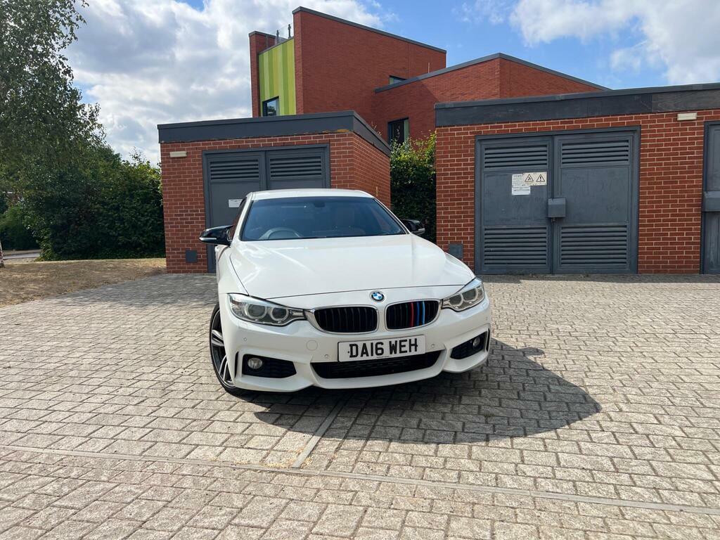 BMW 4 Series Gran Coupe 2.0 420D M Sport Xdrive Euro 6 S S White