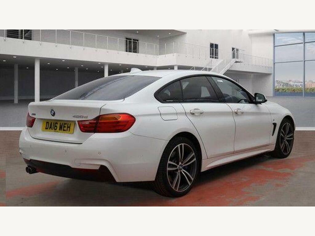 BMW 4 Series Gran Coupe 2.0 420D M Sport Xdrive Euro 6 S S DA16WEH White #6
