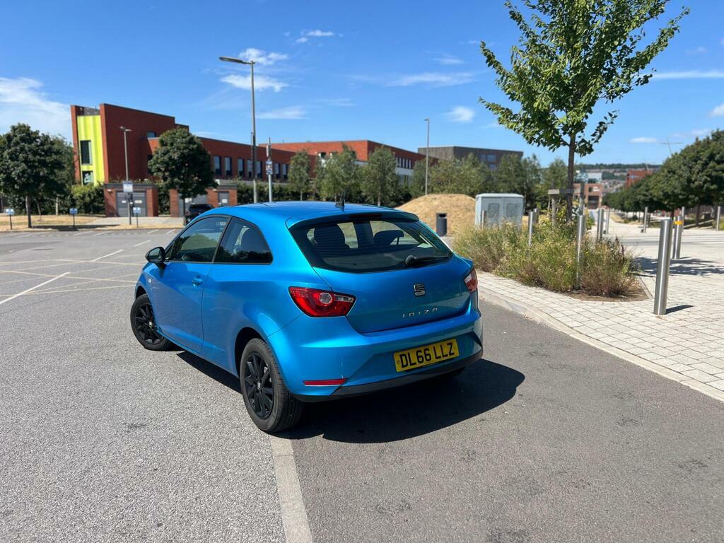 Seat Ibiza 1.0 Sol Sport Coupe Euro 6 Blue #4