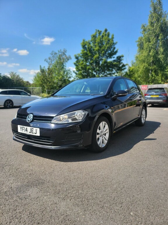 Volkswagen Golf Hatchback 1.6 Tdi Bluemotion Tech Se 2014 YF14JEJ Black #4