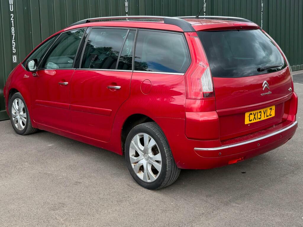Citroen Grand C4 Picasso 1.6 Hdi Platinum Euro 5 Red #4