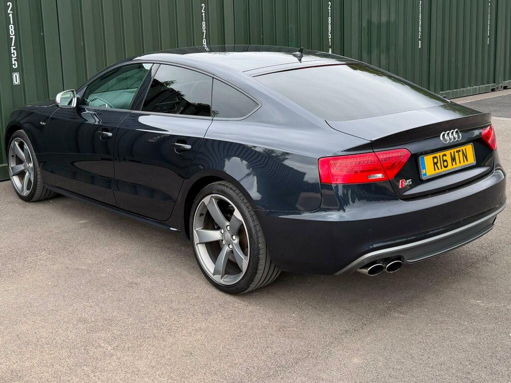 Audi S5 3.0 Tfsi V6 Black Edition Sportback S Tronic Quatt Blue #4