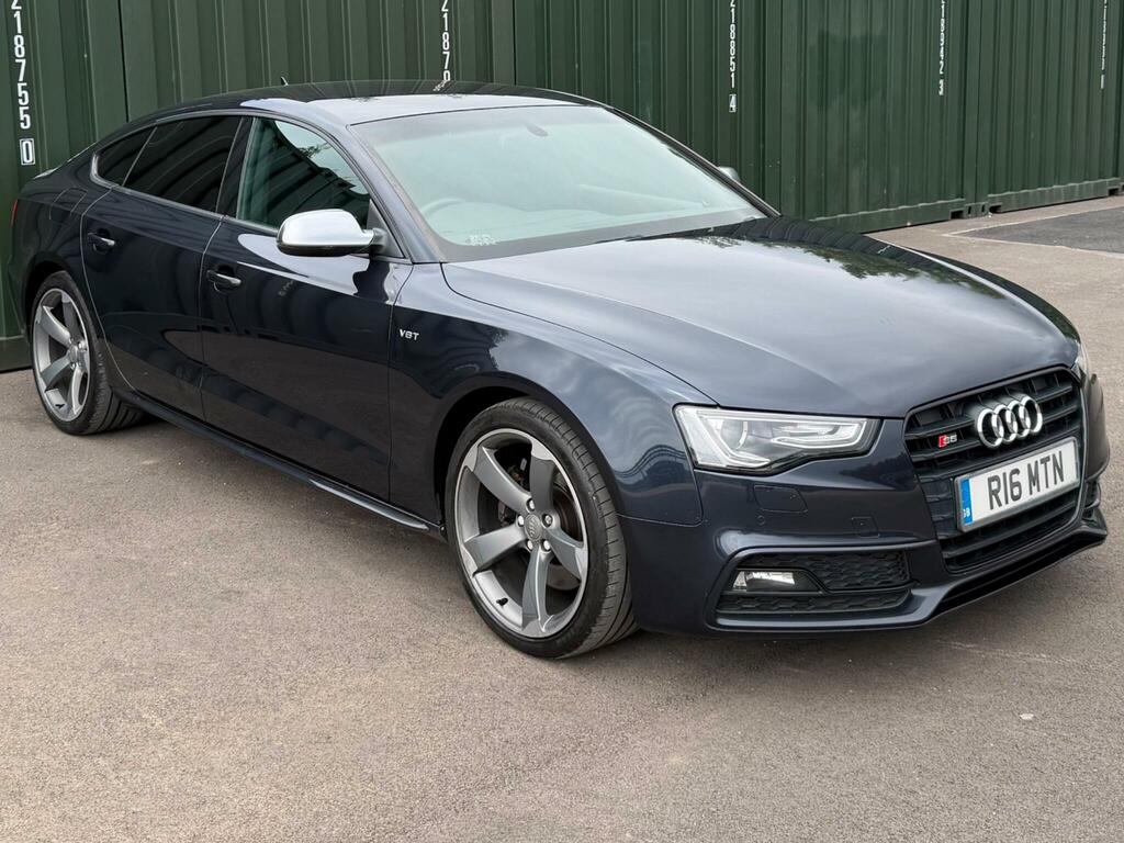 Audi S5 3.0 Tfsi V6 Black Edition Sportback S Tronic Quatt Blue