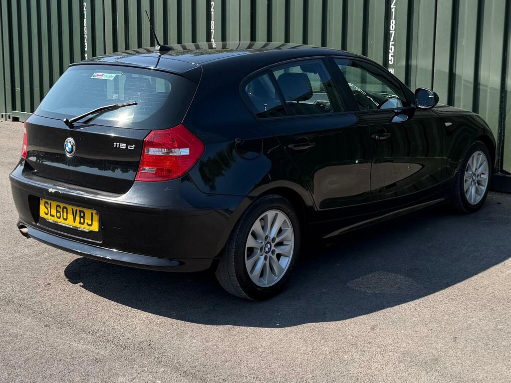 BMW 1 Series 2.0 118D Es Euro 5 Ss SL60VBJ Black #6