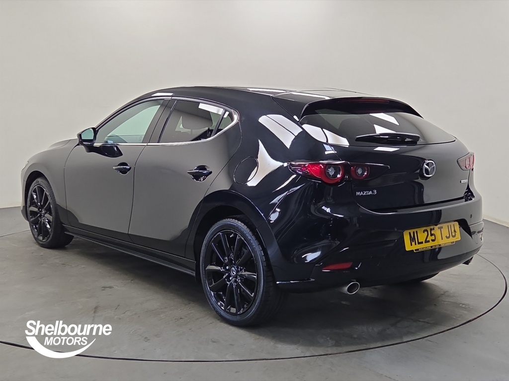 Mazda 3 3 2.5 E-skyactiv-g Mhev Homura Hatchback Petro ML25TJU Black #2