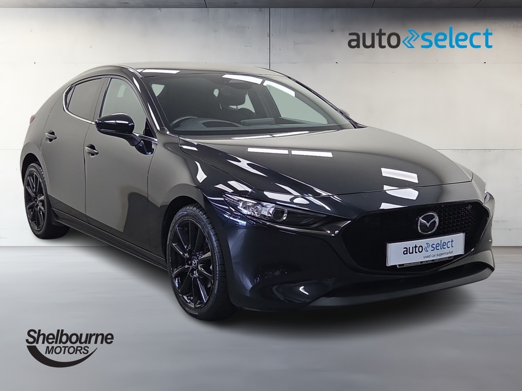 Mazda 3 3 2.5 E-skyactiv-g Mhev Homura Hatchback Petro Black