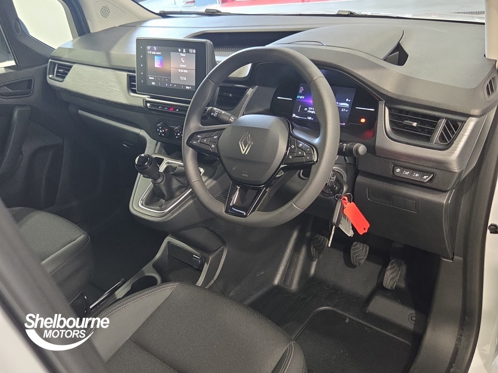 Renault Kangoo Kangoo Ll21 Blue Dci 95 Advance Safety Crew Van White #4