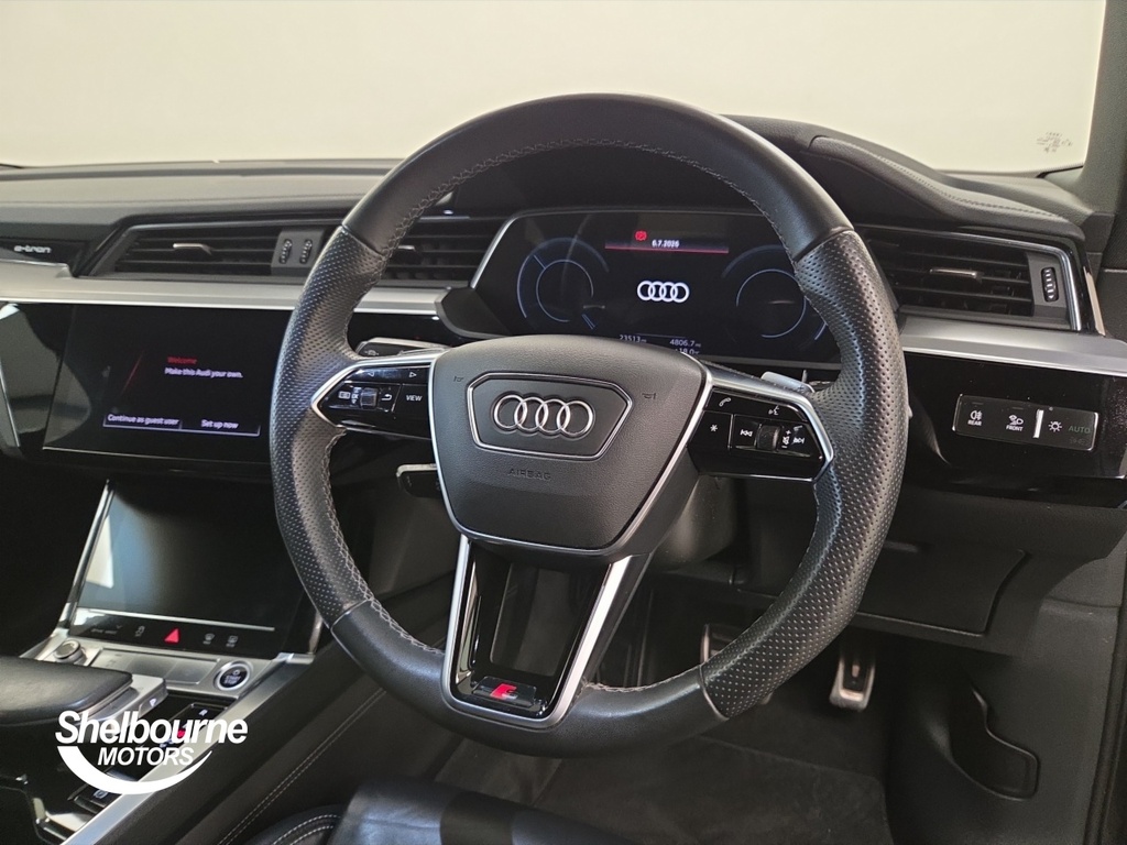 Audi Q8 e tron Q8 E-tron 55 S Line Sportback Qu AMZ7313 Grey #4
