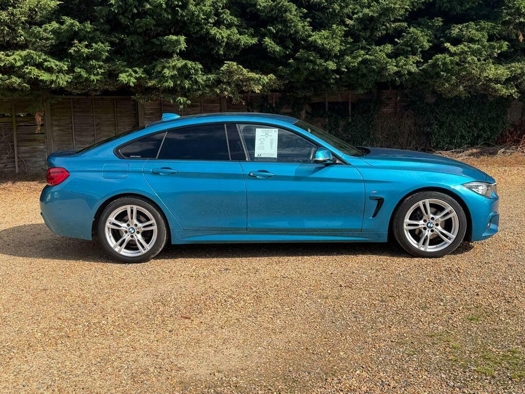 BMW 4 Series Gran Coupe 2.0 420D M Sport Euro 6 S S LM67XWO Blue #4