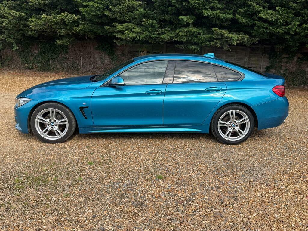 BMW 4 Series Gran Coupe 2.0 420D M Sport Euro 6 S S LM67XWO Blue #5