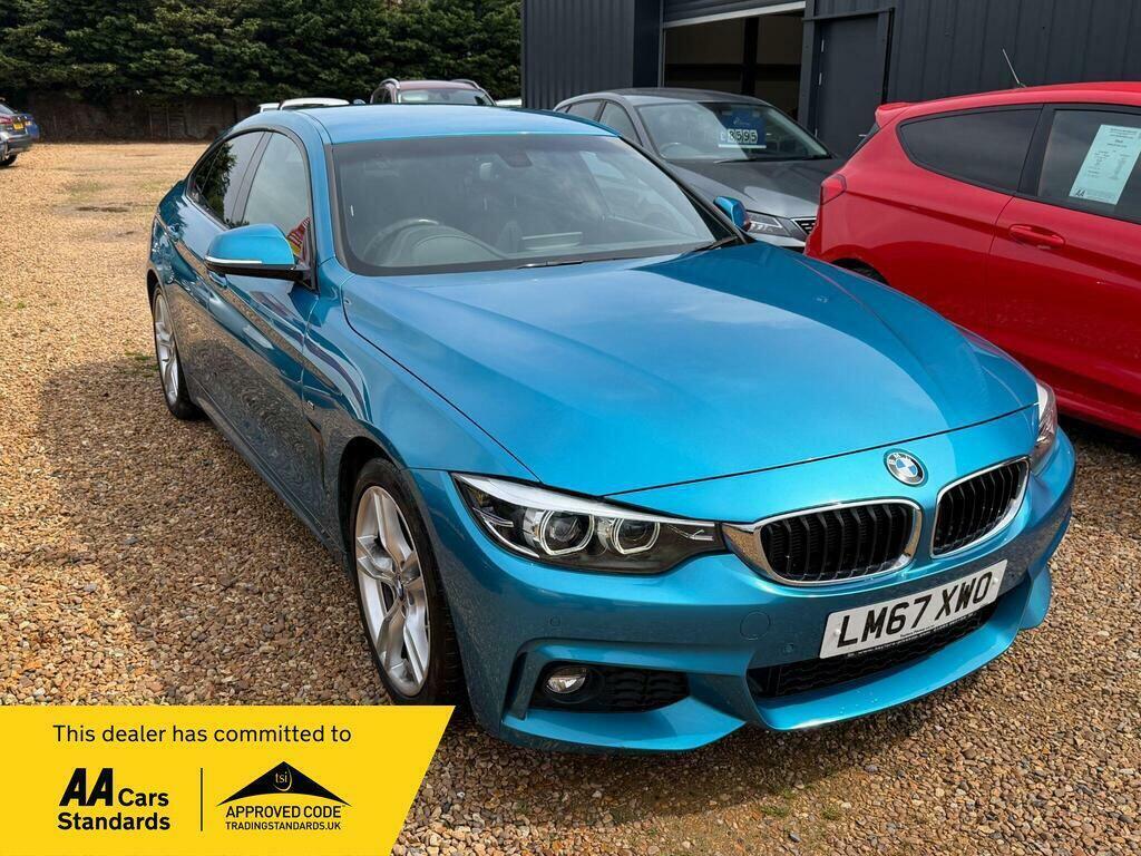 BMW 4 Series Gran Coupe 2.0 420D M Sport Euro 6 S S LM67XWO Blue #6