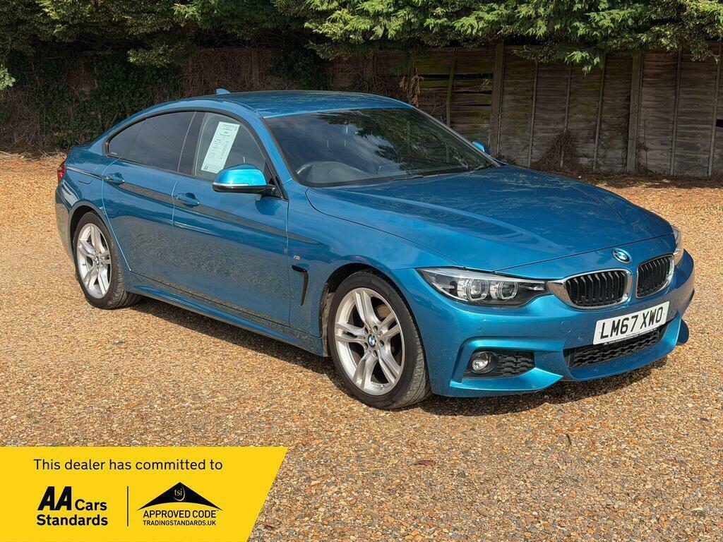 BMW 4 Series Gran Coupe 2.0 420D M Sport Euro 6 S S LM67XWO Blue
