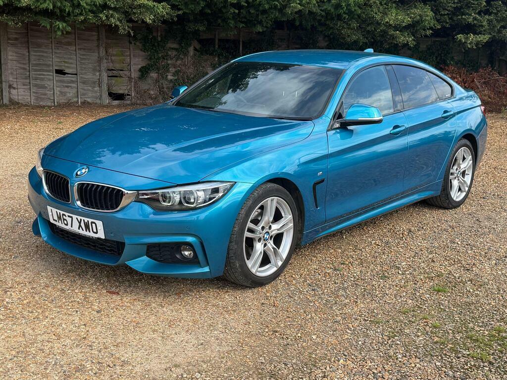 BMW 4 Series Gran Coupe 2.0 420D M Sport Euro 6 S S LM67XWO Blue #3