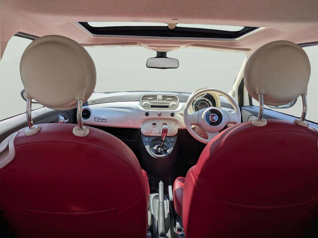 Fiat 500 1.2 Lounge 5X Services, 30 Road Tax Panoram White #28