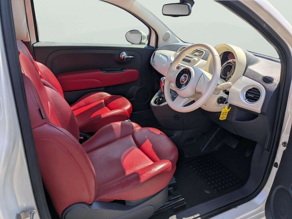 Fiat 500 1.2 Lounge 5X Services, 30 Road Tax Panoram White #12