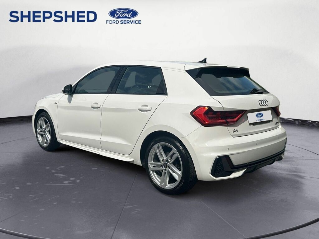 Audi A1 1.0 Tfsi 25 S Line Sportback Euro 6 Ss RE22YBC White #5