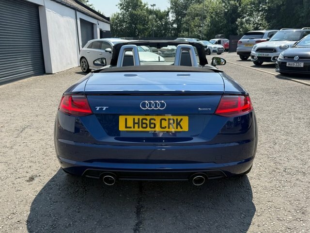 Audi TT 2.0 Tfsi Sport Roadster S Tronic Quattr LH66CRK Blue #5