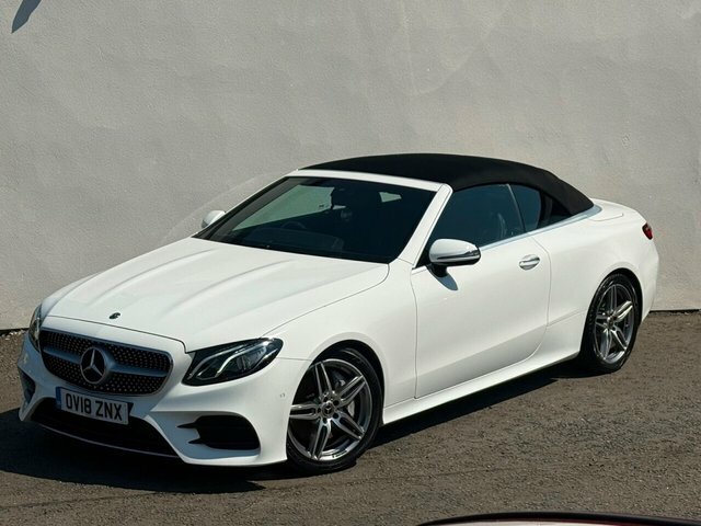 Mercedes-Benz E Class 2.0 E300 Amg Line Premium Cabriolet G White #5