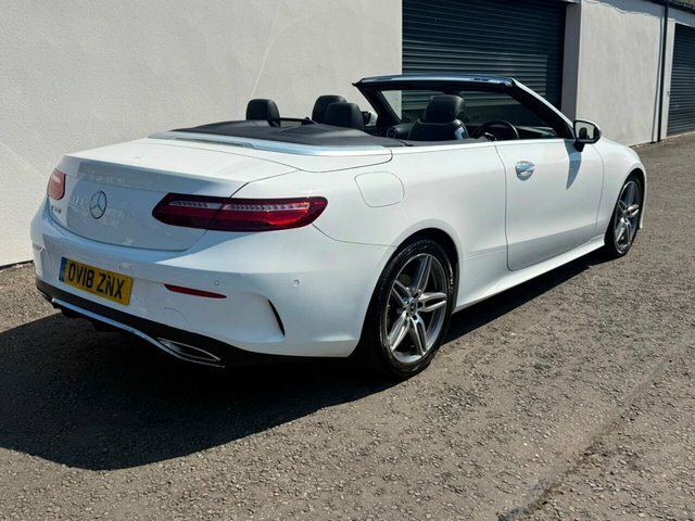 Mercedes-Benz E Class 2.0 E300 Amg Line Premium Cabriolet G White #2