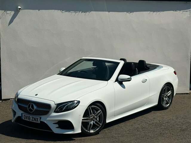 Mercedes-Benz E Class 2.0 E300 Amg Line Premium Cabriolet G White